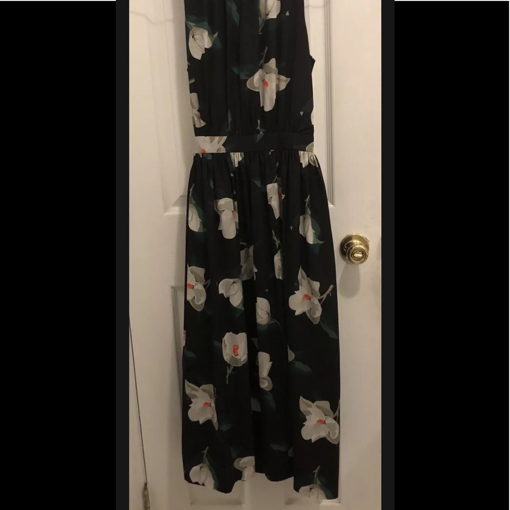 BANANA REPUBLIC Floral Wrap Maxi Dress, Size 6